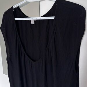 Old Navy Women's Black Scoop Neck Blouse